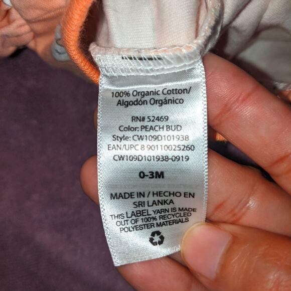 Wonder Nation Sleepwear Swan Pink Baby Footies Onesie 0-3 Months - Picture 7 of 10